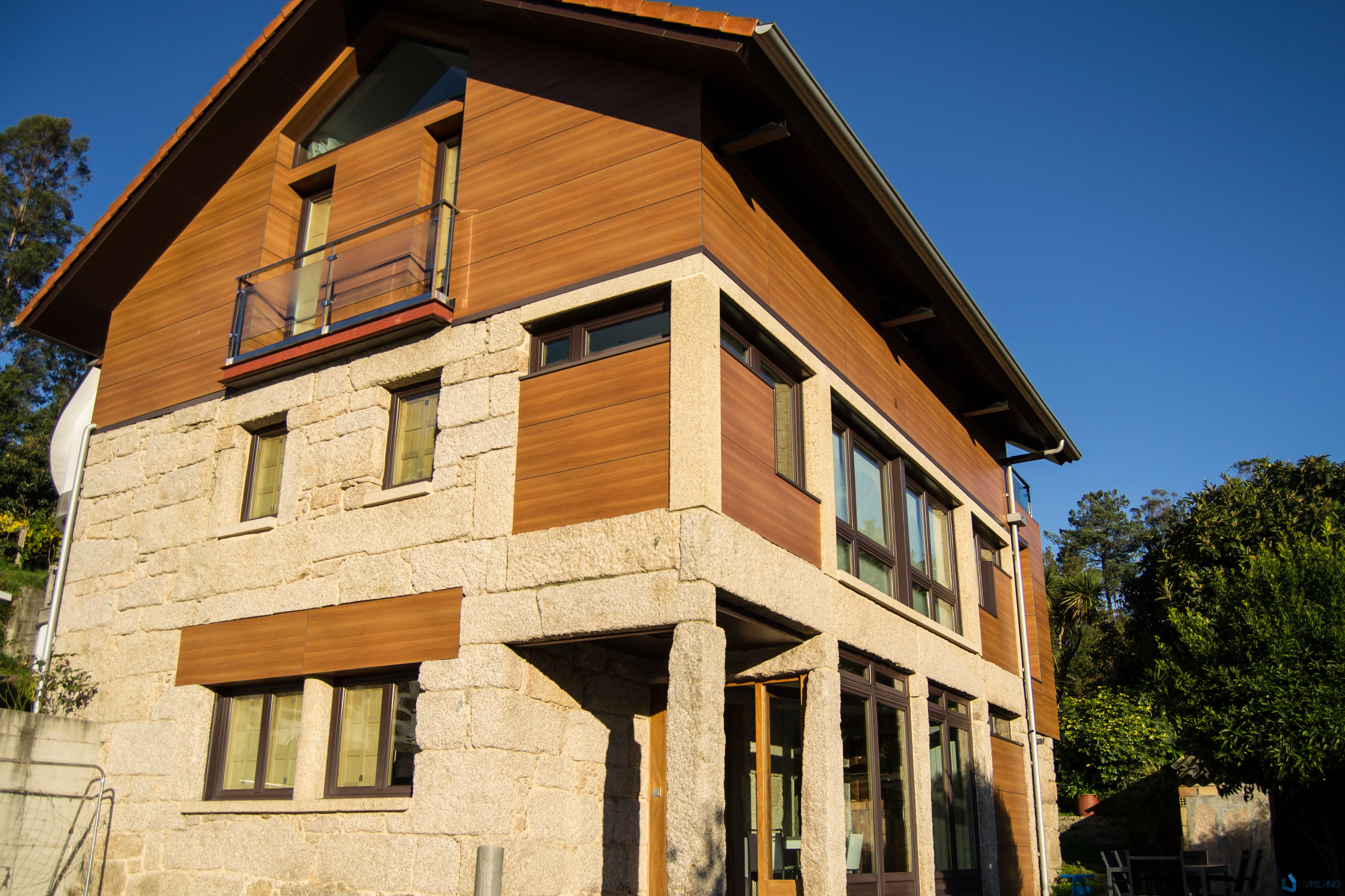 Chalet de tres plantas