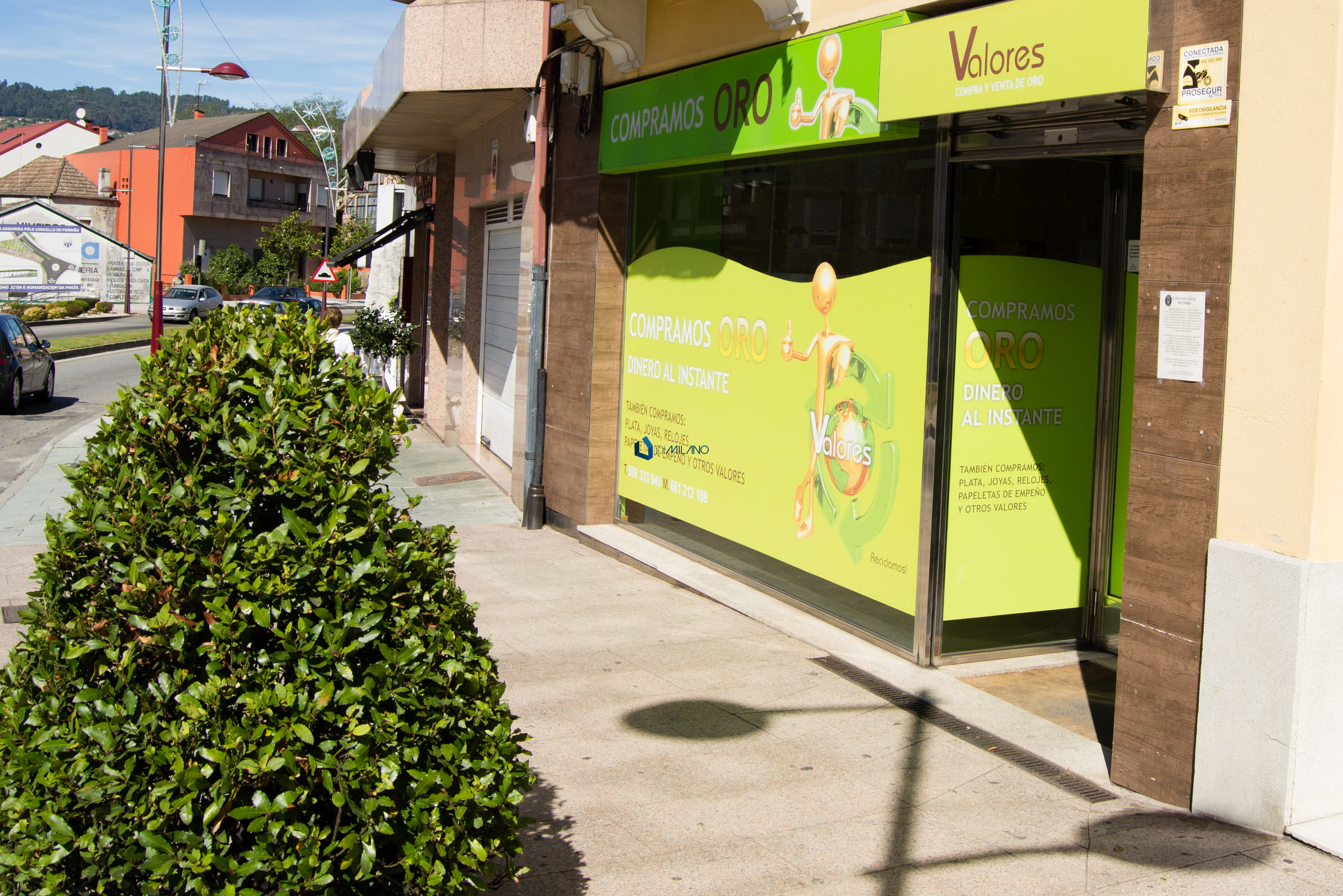 Tienda de valores, compra-venta de oro